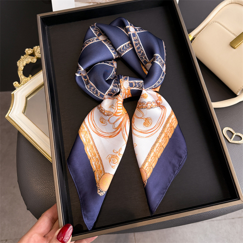 Синий классический шелковый пл – обзор и цена Face Scarf Mask